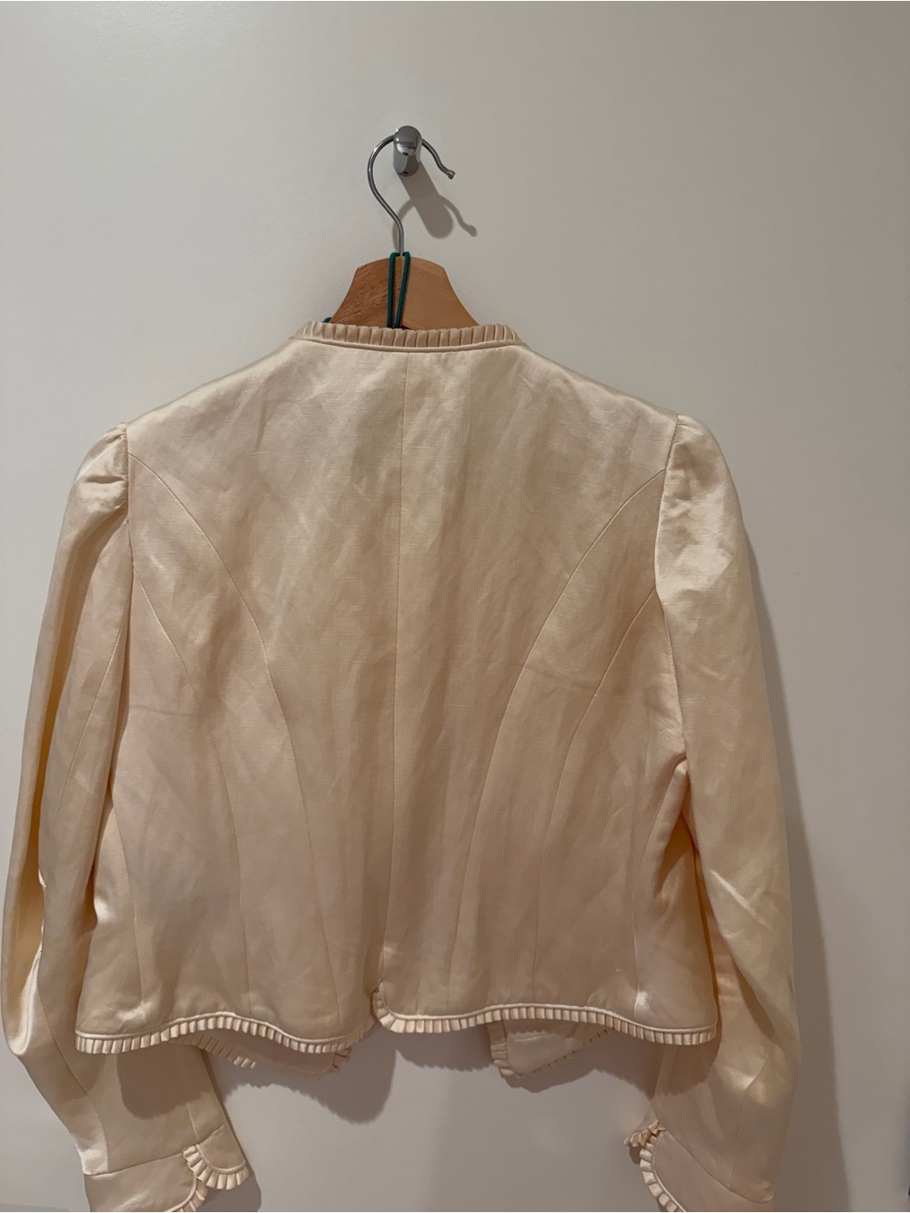 ZARA x Kate Moss Linen Corset Jacket — White - Picture 7 of 8